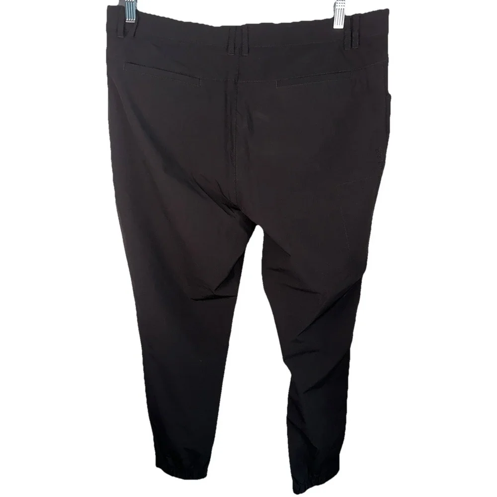 BYLT Pants Mens 38 Black Ace Joggers‎ Stretch Zip Pocket Nylon